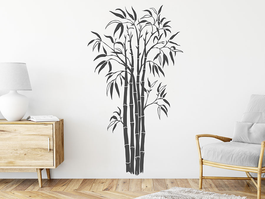 Wandtattoo Moderne Bambus Pflanze