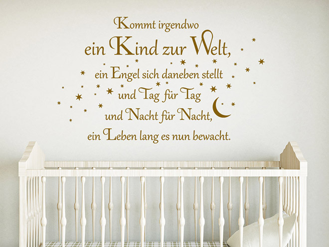 Wandtattoo Da werden Hände sein, die dich... Wandtattoo.de
