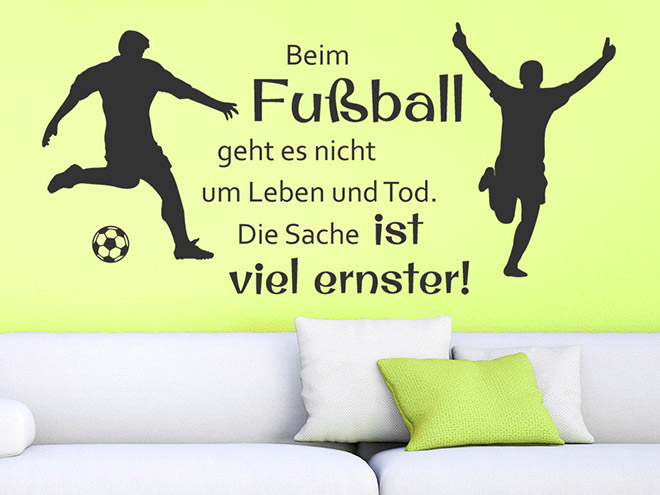 Wandtattoo Fußball Torwart Kicker Fußballer Wandtattoo.de
