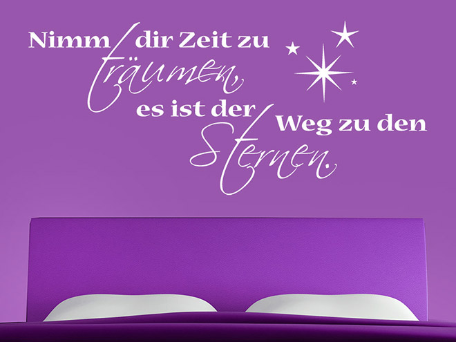 Wandtattoo Nimm dir Zeit für das Leben... Wandtattoo.de