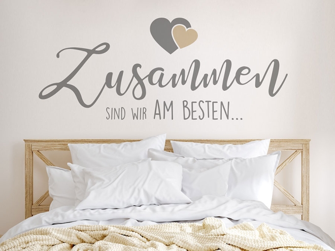 Wandtattoo Wenn zwei sich finden Wandtattoo.de