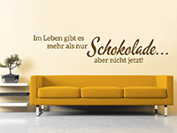 Lustiges Wandtattoo Im Leben gibt es... über der Couch