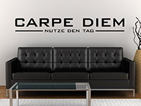 Wandtattoo Modernes Carpe Diem