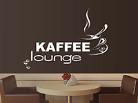 Wandtattoo Kaffee Lounge