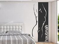 Wandtattoo Wandbanner Hautnah | Bild 4