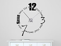 Wandtattoo Wanduhr Designerzeit | Bild 4