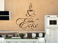 Wandtattoo Café Ecke | Bild 2