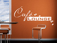 Wandtattoo Retro Café Lounge