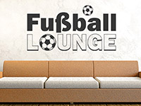 Wandtattoo FuÃŸball Lounge