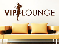 Wandtattoo Vip Lounge mit Sternen