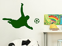 Sport Wandtattoo Fußball Torwart im Kinderzimmer