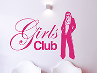 Wandtattoo Girls Club