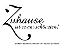 Wandtattoo Zuhause ist es am... Motivansicht