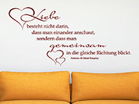 Wandtattoo Liebe besteht nicht... | Bild 4