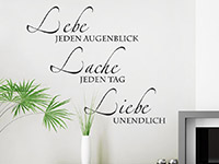 Wandtattoo Lebe jeden Augenblick | Bild 4