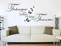 Wandtattoo Lebe deinen Traum | Bild 4