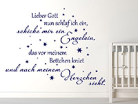 wunderschÃ¶n gestalteter Baby Wandtattoo Spruch im Babyzimmer