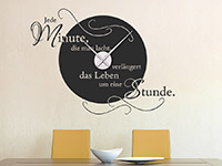 Wandtattoo Uhr Jede Minute | Bild 3