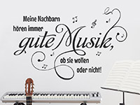 Wandtattoo Gute Musik