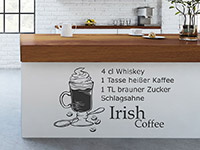 Wandtattoo Irish Coffee