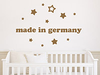 Wandtattoo Made in Germany im Kinderzimmer