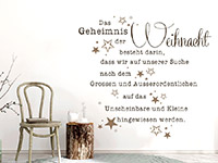 Wandtattoo Geheimnis der Weihnacht | Bild 2