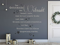 Wandtattoo Geheimnis der Weihnacht | Bild 4