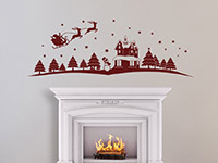 Wandtattoo Weihnachtliche Landschaft | Bild 2