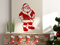 Wandtattoo Weihnachtsmann | Bild 2