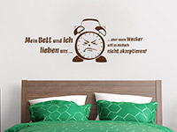 Wandtattoo Mein Bett und ich... | Bild 2