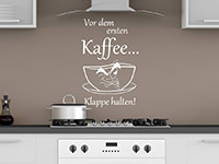 Wandtattoo Vor dem ersten Kaffee... | Bild 4