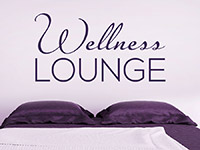 Wandtattoo Elegante Wellness Lounge im Schlafzimmer
