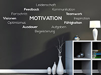 Wandtattoo Wortwolke Motivation | Bild 3