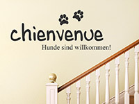 Wandtattoo Hunde sind willkommen | Bild 2