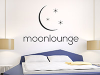 Wandtattoo Moonlounge