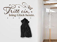 Garderobe Tritt ein...