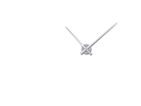 Wandtattoo Uhr Ich habe keine Zeit