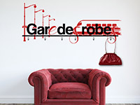 Garderobe Gare des robes zweifarbig