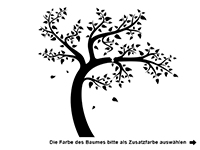 Wandtattoo Lebendiger Baum