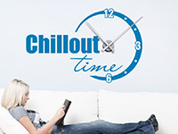 Wandtattoo Uhr Chillout | Bild 2