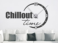 Wandtattoo Uhr Chillout | Bild 3