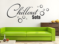 Wandtattoo Chillout Sofa