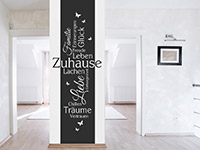 Wandtattoo Wandbanner Zuhause | Bild 2