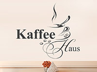 Wandtattoo Kaffeehaus