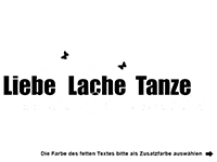 Wandtattoo Liebe Lache Tanze