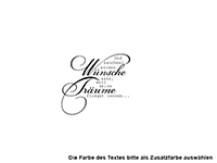 Wandtattoo Wünsche und Träume