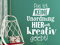 Wandtattoo Kreatives Leben | Bild 4