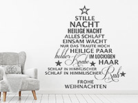 Wandtattoo Stille Nacht heilige Nacht Weihnachtsbaum | Bild 2