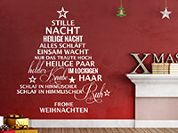 Wandtattoo Stille Nacht heilige Nacht Weihnachtsbaum | Bild 4