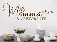 Wandtattoo Ristorante La Mamma | Bild 2